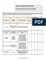 Matriz de Jerarquización Con Medidas de Prevención y Control Frente A Un Peligroriesgo.