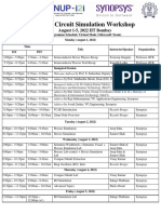 INUPi2i TCADProgramme Schedule (L&L) August 1 5, 2022 Final