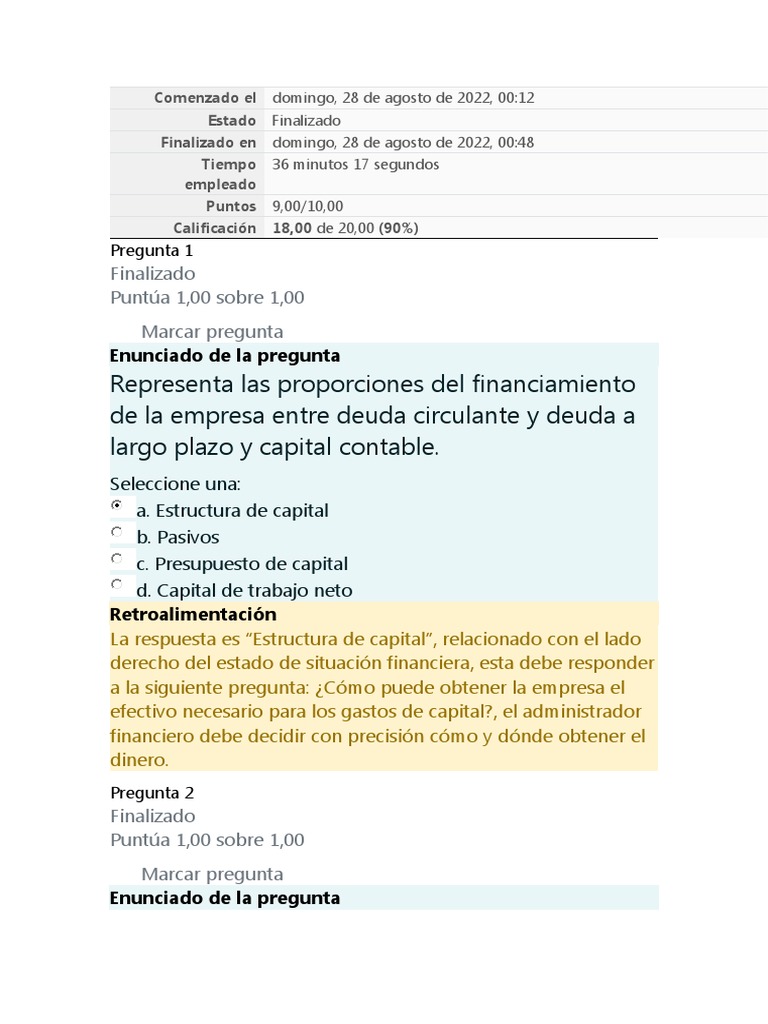 Estructura de Capital y Finanzas Corporativas | PDF | Capital de ...