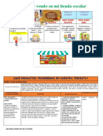 Tiendita escolar: Inventario y clasificación de productos