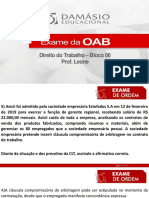 Aula Bonus - Bloco 06 - Direito Do Trabalho - Prof. Leone