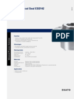 Mechanical Seal ESD142: Product Lubricated