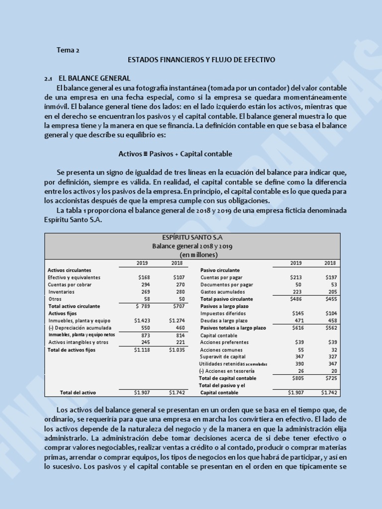 Balance General y Estado de Resultados | PDF | Contabilidad | Estado de ...