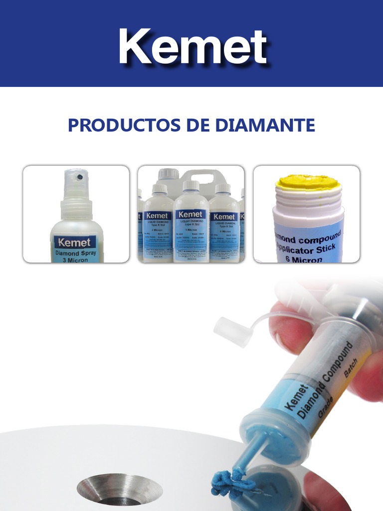 Kemet Productos-De-Diamante | PDF | Compuesto orgánico volátil | Diamante
