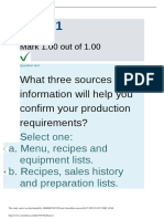 What Three Sources of Information Will Help You Confirm Your Production Requirements?