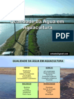 Fatores que determinam a qualidade da água em aquacultura