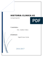 HISTORIA CLINICA Pediatria Laringotraquitis Completo