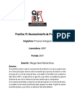 Practica 11 - Reconocimiento de Proteínas