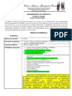 Aux o Téc Med en Estadística Poroma CHUQUISACA