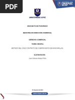 Tarea Grupal - Semana 3 Método Del Caso Contrato de Mascarillas