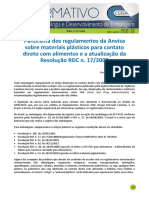 RDC ANVISA Artigo ITAL