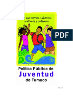 Política pública de JUVENTUD TUMACO