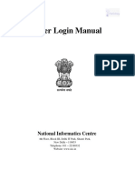 User Login Manual: National Informatics Centre