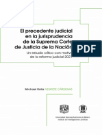 El Precedente Judicial en La SCJN - 2022 - Sept