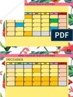 Deped Calendar Year of Activities 2021