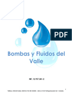 Lista de Precios Bombas y Fluidos Del Valle 230121