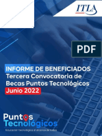 Informe de Becas 3ra Convocatoria Puntos Tecnologicos Junio 2022.