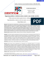 Segurança e Violência Contra A Mulher