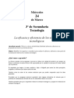 3ro Secundaria 24 Marzo TECNOLOGICA