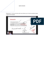 Apuntes Evaluación