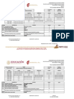 Horarios 3ro Matutino