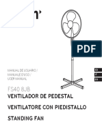 Manual FS40 8JB VENTILADOR PIE ECRON