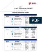 Cronograma de Actividades MIC 2022-1 (B1)