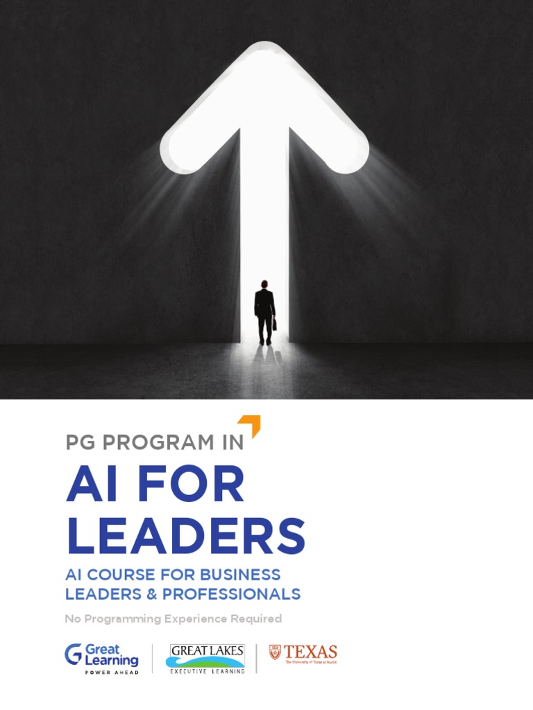 Ai For Leaders Pg Program In Pdf Artificial Intelligence