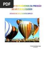 Explorando fenômenos da pressão e do ar