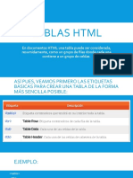 Tablas HTML