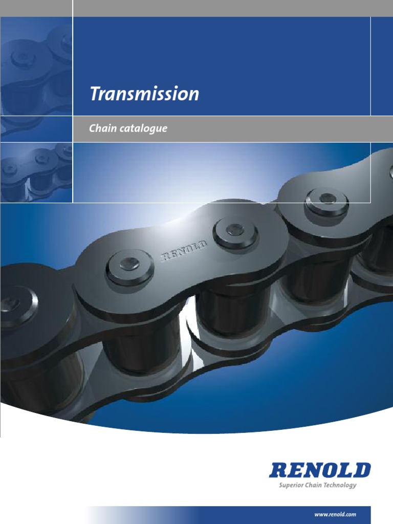 Renold Transmission Chain Catalogue ENG 0112 PDF Mechanical
