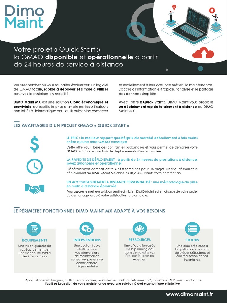 Déploiement rapide de DIMO Maint MX | PDF | Cloud computing | Âge de l ...