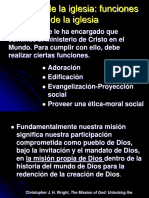 Las Funciones de La Iglesia - Parte 1