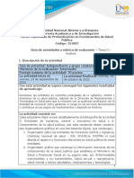 Guía de Actividades y Rúbrica de Evaluación - Unidad 5 y 6 - Tarea 3 - Análisis