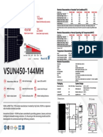 2.VSUN450-144MH Solar Module (M6,9BB, 3535) - Half Cell