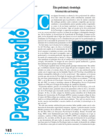 Éica Profesional y Deontología en Psicología 2009