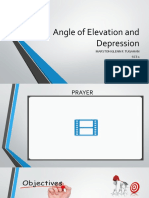 Angle of Elevation and Depression