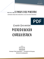 Cuarto Encuentro. Metodología Catequistica