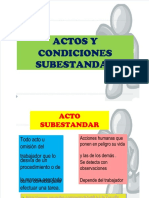 Actos y Condiciones Subestandar