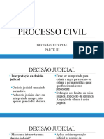 Direito Processo Civil - Recursos - Decisão Judicial III- Aula 03