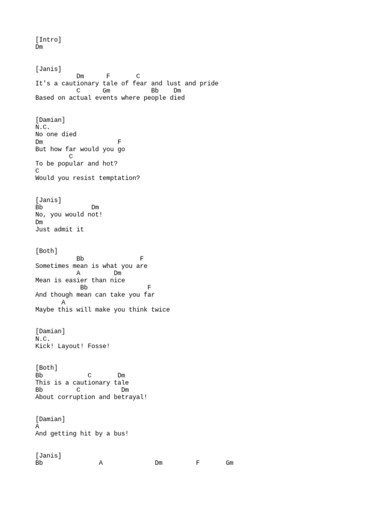 ?a Cautionary Tale Uke PDF