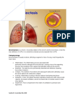 Bronchiectasis Is A Chronic, Irreversible Dilation of The Bronchi and The Bronchioles. Under The