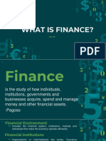 What Is Finance