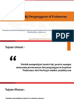 Perencanaan Dan Penganggaran Di Puskesmas - Pelatihan MP DKK Binjai, 24 Agustus 2022