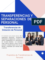 P067 Transferencias y Separaciones de Personal