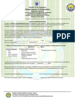 Health Declaration Form