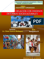 El Arte y Su Relación Con Diversos Entornos Socioculturales