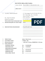 Form Isian Data Oss Untuk Nib