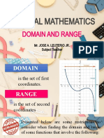 Domain and Range