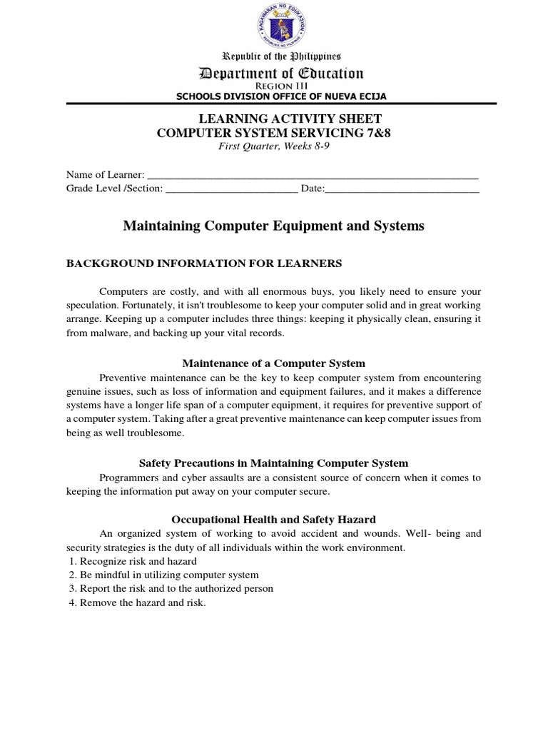 Computer System Maintenance Guide | PDF | Antivirus Software | Malware